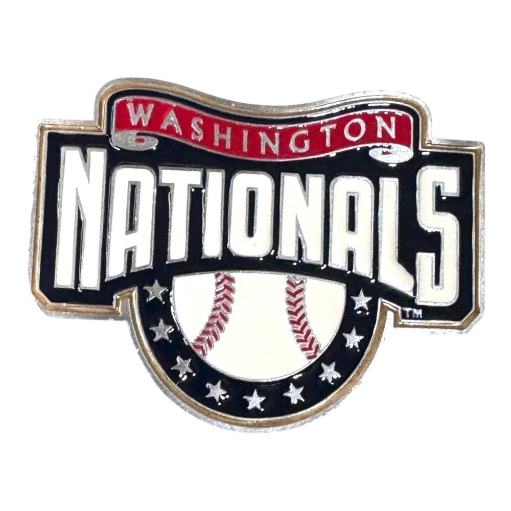 Washington Nationals Collectible Baseball Enamel Belt Buckle Authentic MLB Seal